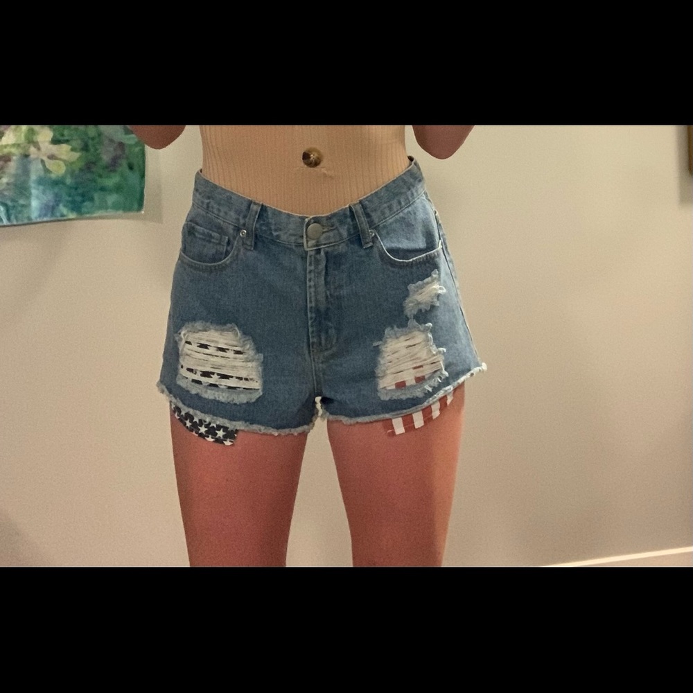 Forever 21 American Jean Shorts